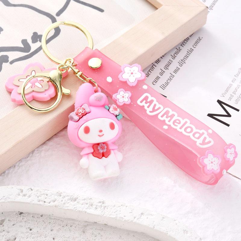 Брелок для ключів My Melody Hello Kitty Sakura Рожевий (060)