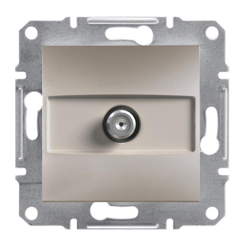 Розетка проходная Schneider Electric Asfora ABS SAT 4dB Бронзовый (EPH3700269)