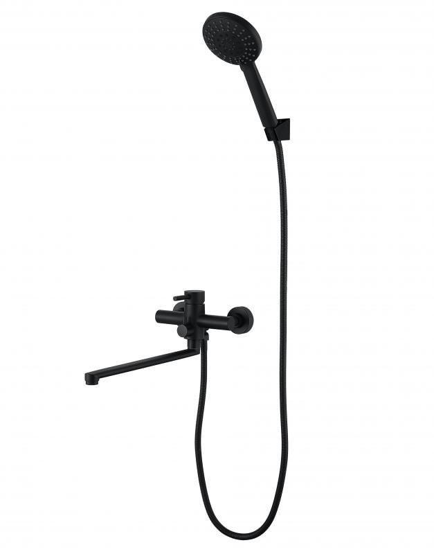 Смеситель для ванны Lidz Aria 05D-BES Black (24550105)