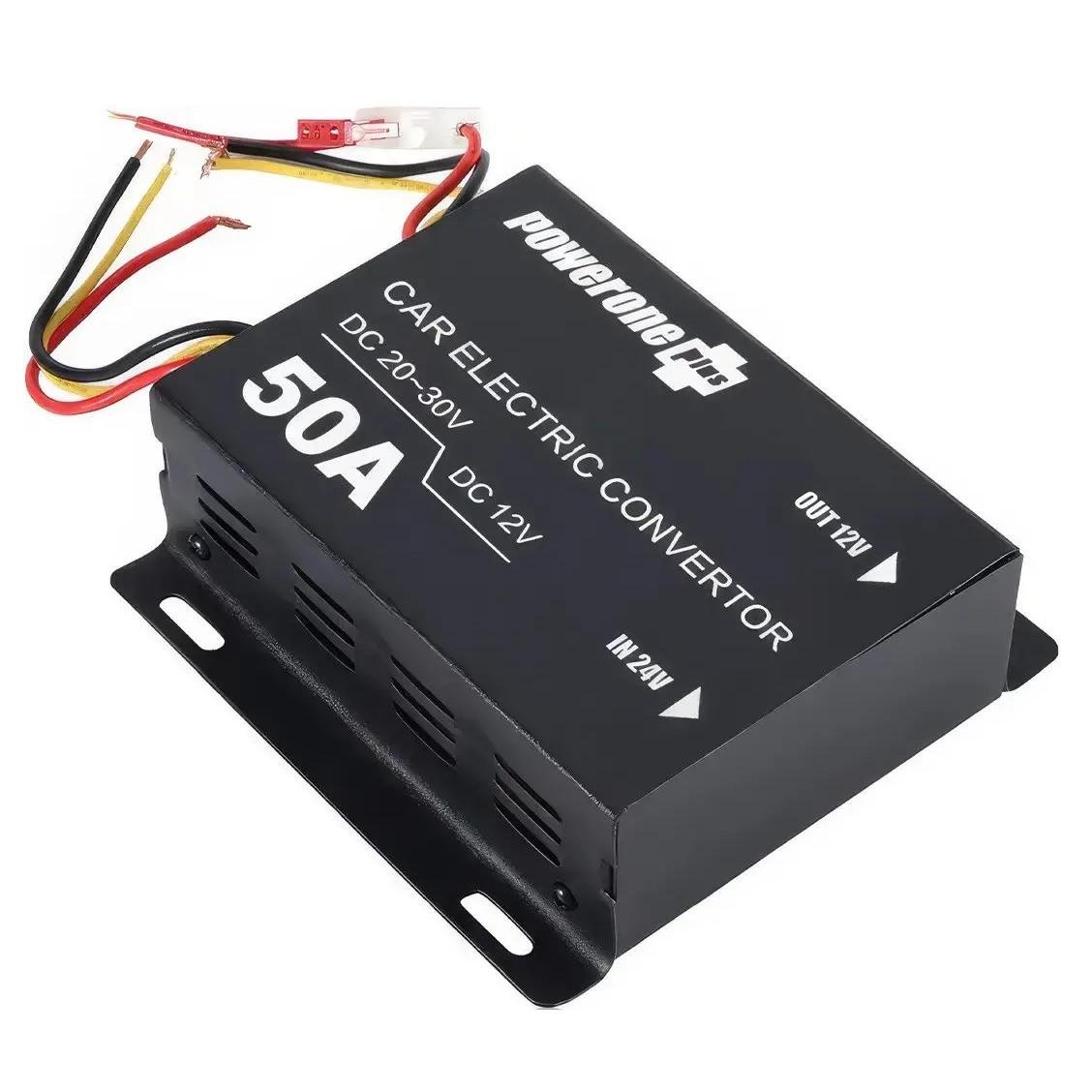 Инвертор преобразователь напряжения PowerOne Plus 24 В в 12 В 50 A Black (3_05781) - фото 2 Инвертор преобразователь напряжения PowerOne Plus 24 В в 12 В 50 A Black (3_05781) - фото 2