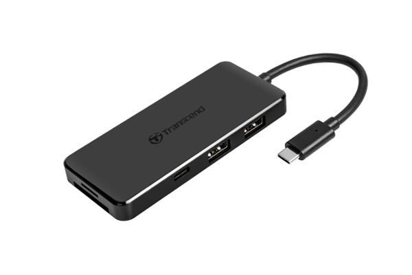 Концентратор Transcend USB Type-C HUB 6 ports microSD/SD Черный - фото 8