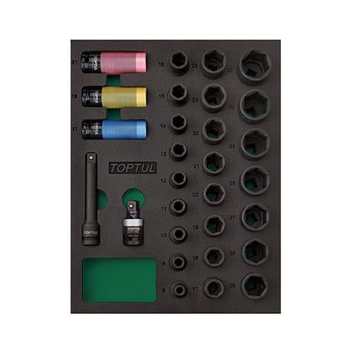 Набір ударних головок 1/2" Toptul GVB2906 29 од. Набір ударних головок 1/2" Toptul GVB2906 29 од.