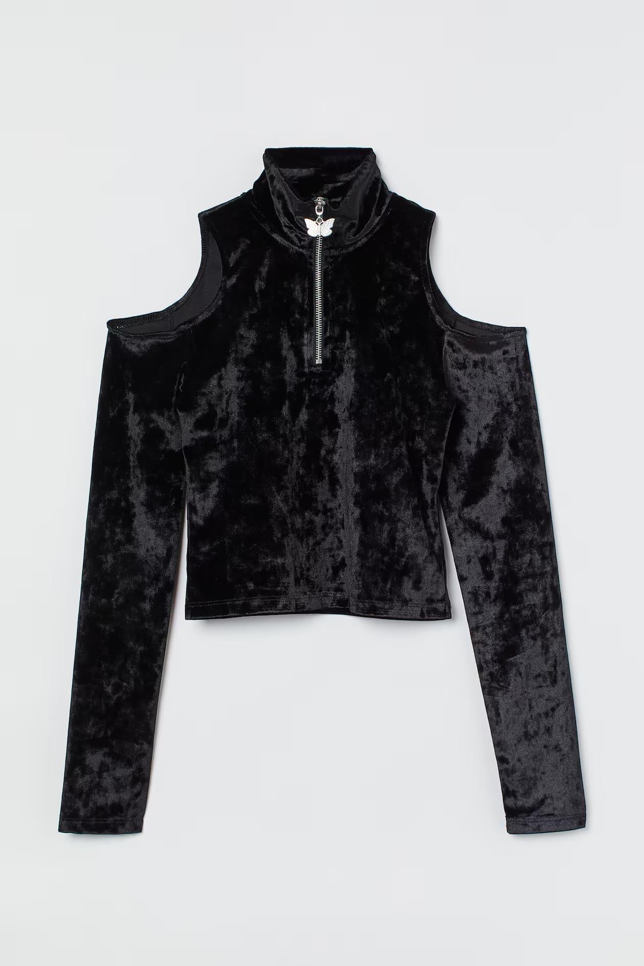 Топ H&M S Чорний (S9071025599)