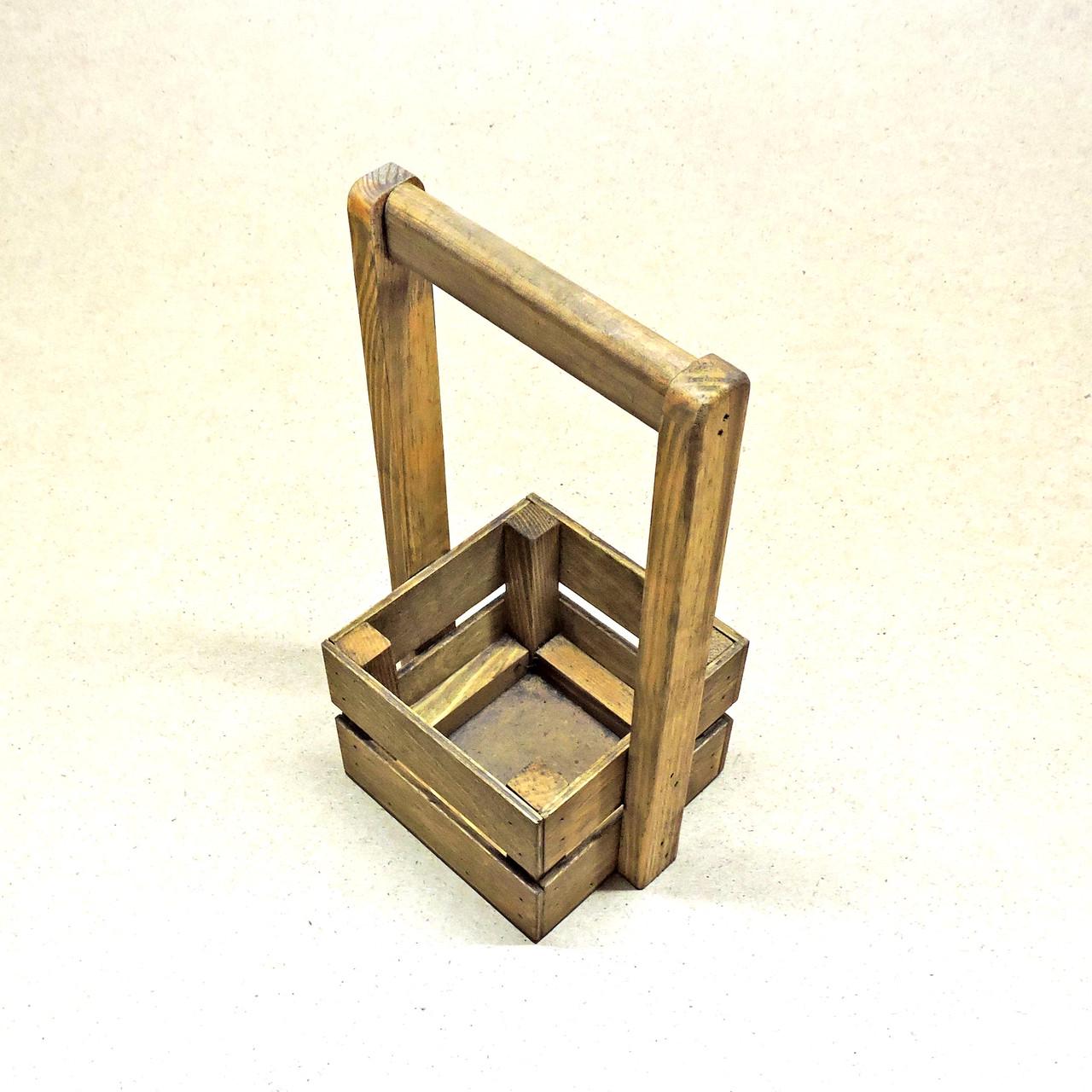 Корзинка подарочная из дерева Шервуд 12х12 см Капучино (ПДК-0021109) - фото 7 Корзинка подарочная из дерева Шервуд 12х12 см Капучино (ПДК-0021109) - фото 7