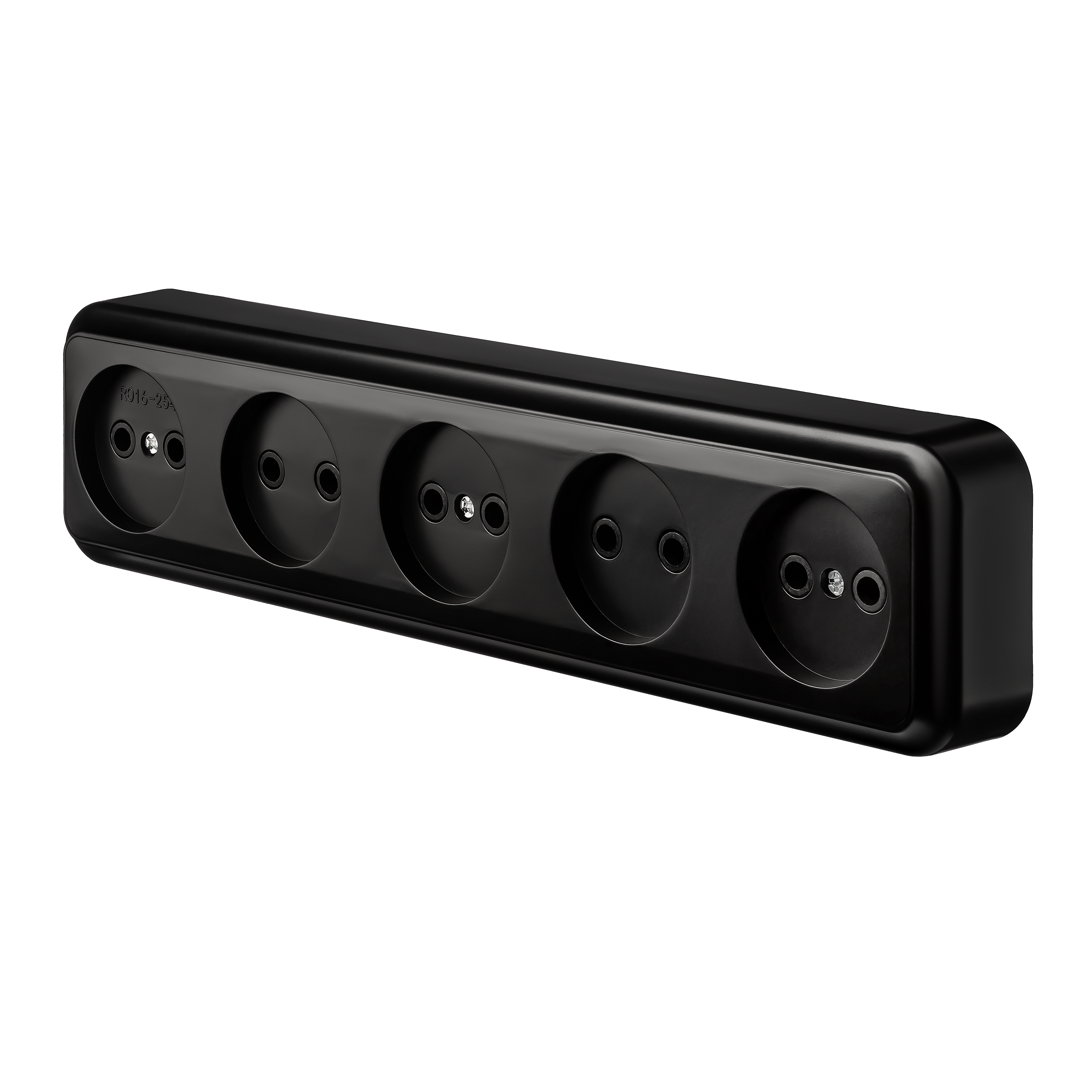 Копия Розетка пятиместная MARSHEL MAGLEV RO16-254 Negro