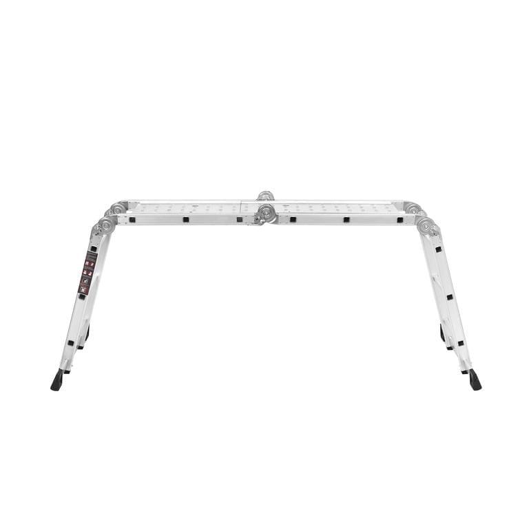 Драбина-трансформер алюмінієва Kraft&Dele KD4070 з платформою для дому саду та ремонту сходинки 4x3 (KD4070) - фото 12