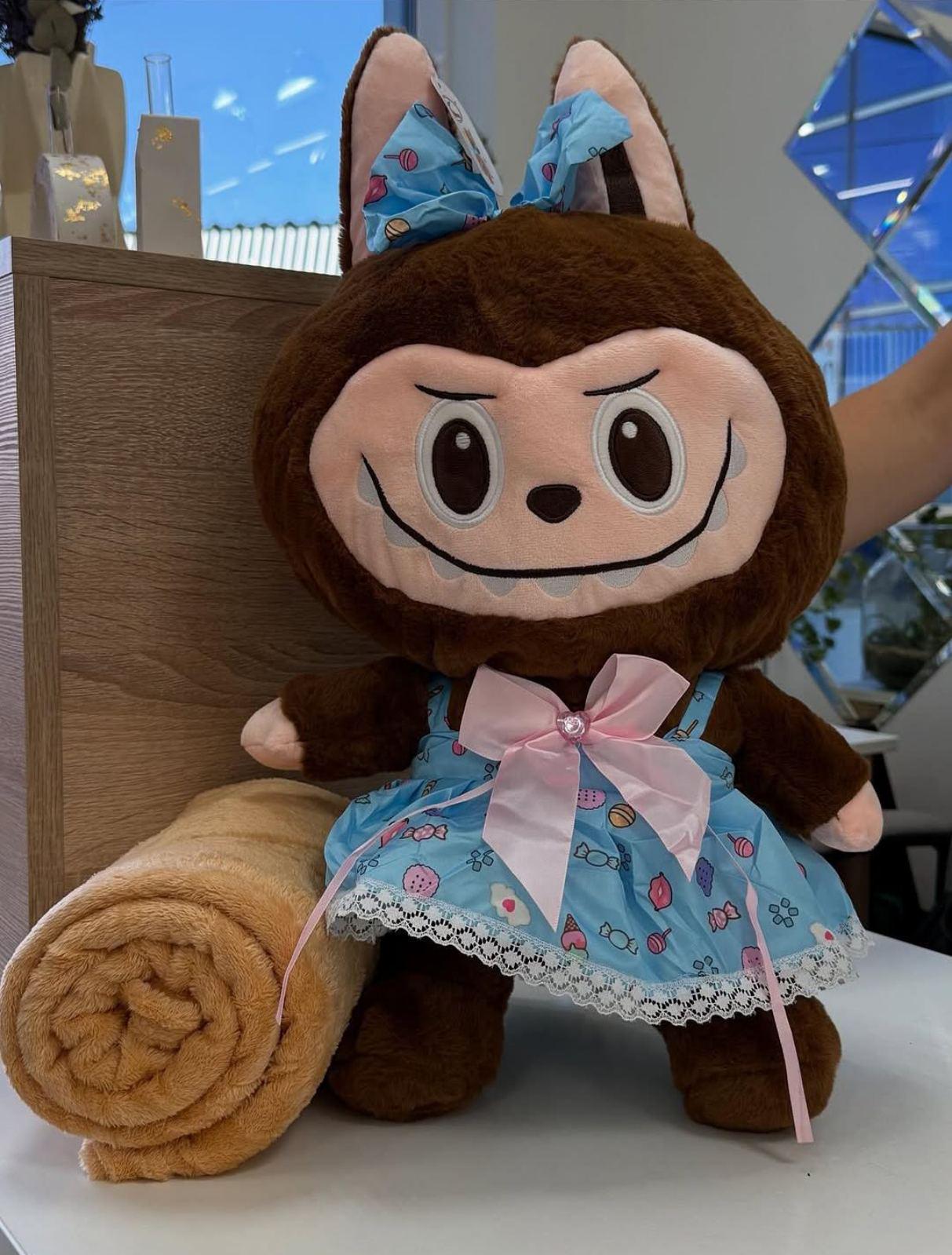 Мягкая игрушка-подушка La bubu с пледом 110х160 см (27844339)