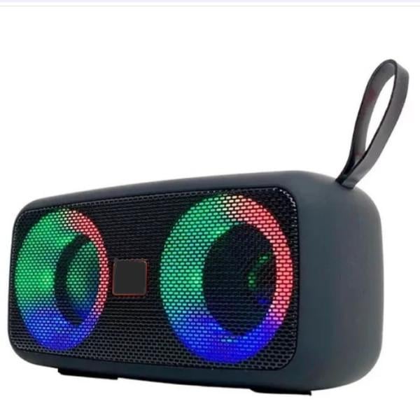 Колонка безпровідна з підсвічуванням NB-051 Чорний (70505) - фото 2 Колонка безпровідна з підсвічуванням NB-051 Чорний (70505) - фото 2