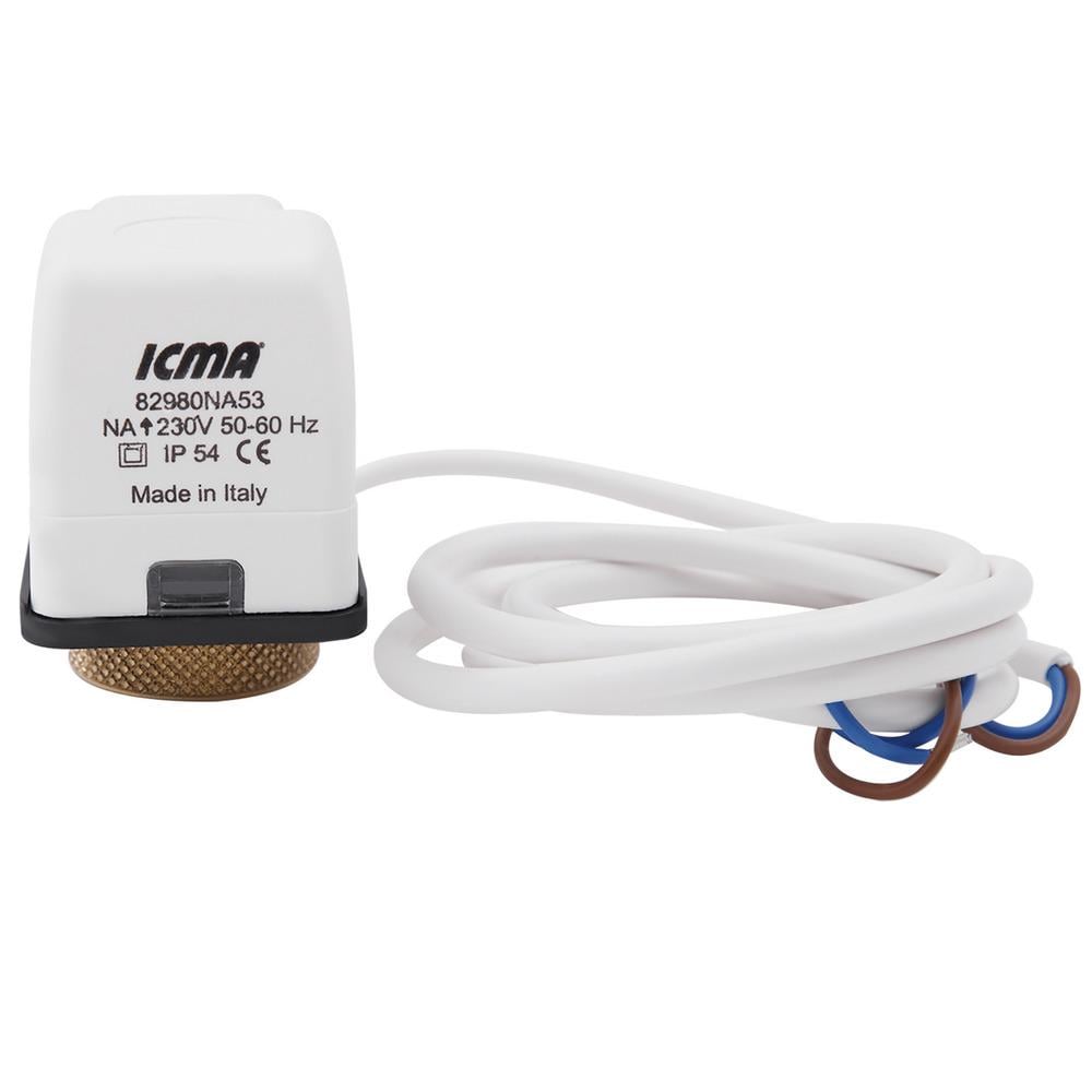 Сервопривод для теплого пола ICMA 82980NA53 нормально открытый М30х1,5 220/230 В (78888)