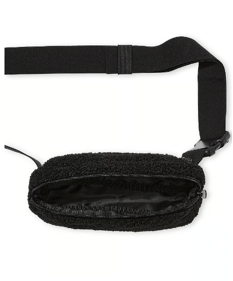 Женская сумка Victoria's Secret Cozy Fleece Belt Bag из флиса Черный (2082993624) - фото 4