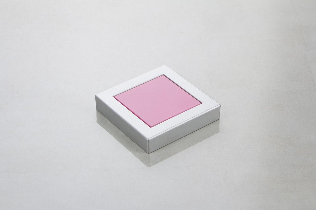 Мебельная ручка Poliplast РП-29 Алюминий/Розовый матовый (19336)