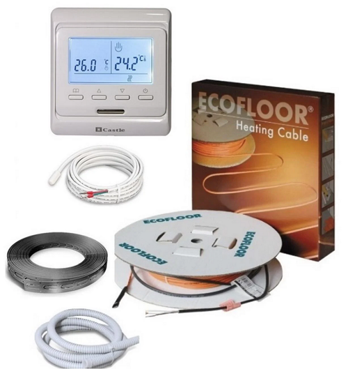 Кабель нагрівальний двожильний Fenix ADSV 181200 Вт 68,9 м 6,9-8,3 м2 з програмованим терморегулятором (58901)