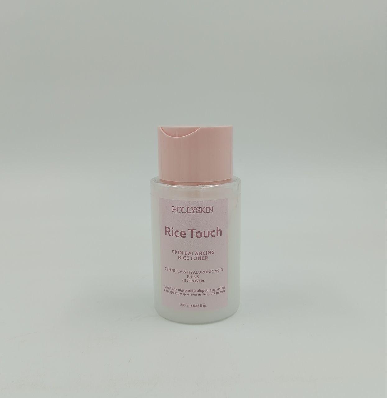 Тонер для поддержания микробиома кожи HOLLYSKIN Rice Touch с экстрактом центеллы азиатской и рисом (IN84) - фото 2 Тонер для поддержания микробиома кожи HOLLYSKIN Rice Touch с экстрактом центеллы азиатской и рисом (IN84) - фото 2
