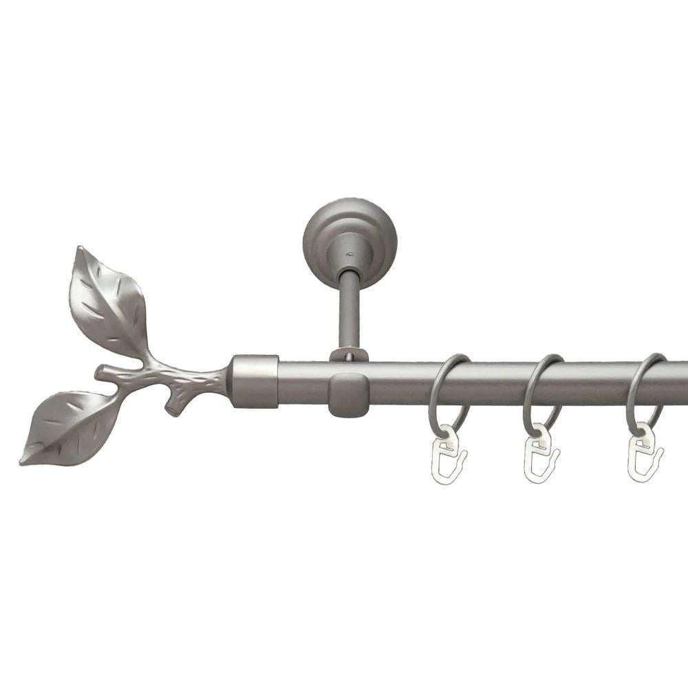 Карниз трубчатый одинарный Orvit Листок 19 мм 160 см Сатин (000-5986)