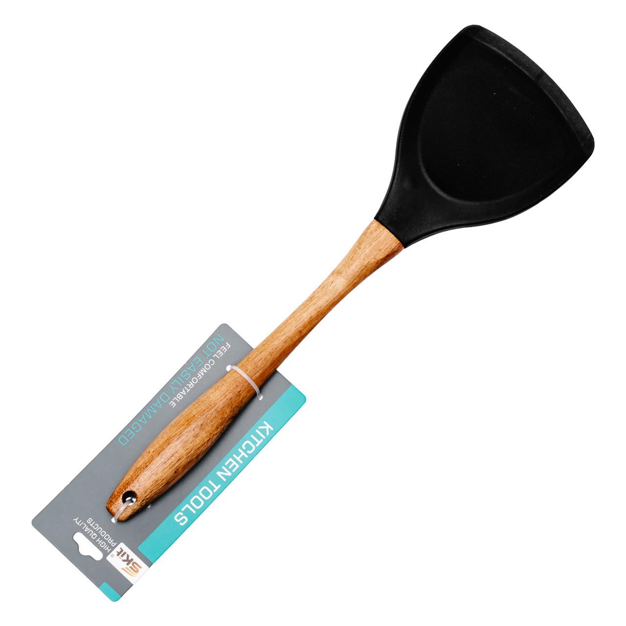 Лопатка силіконова кухонна для сковороди із силікону HP-8-55 33,5 см (A-034723) - фото 4 Лопатка силіконова кухонна для сковороди із силікону HP-8-55 33,5 см (A-034723) - фото 4