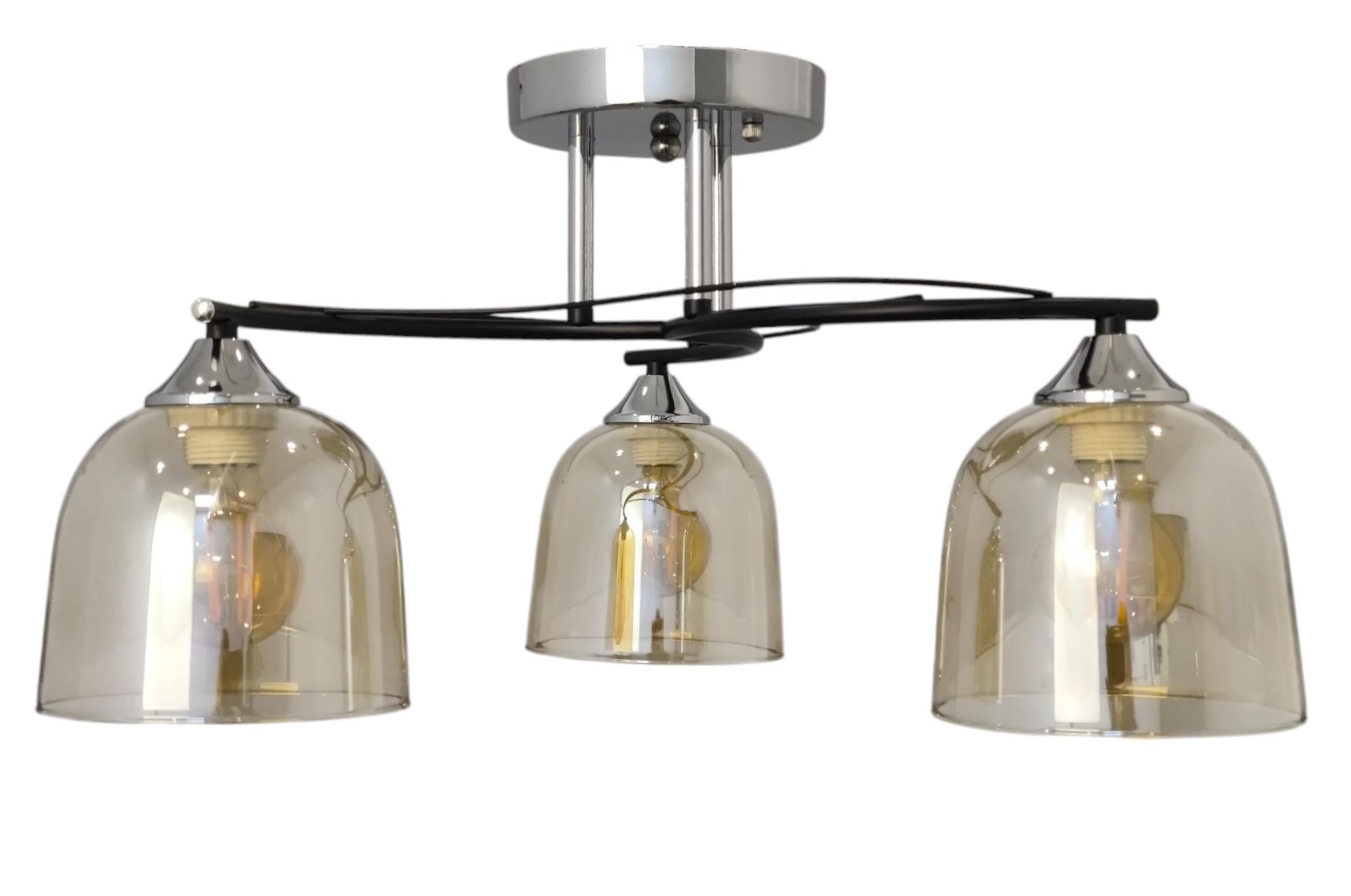 Люстра LK-726S/3 E27 BK+CH (27-130)