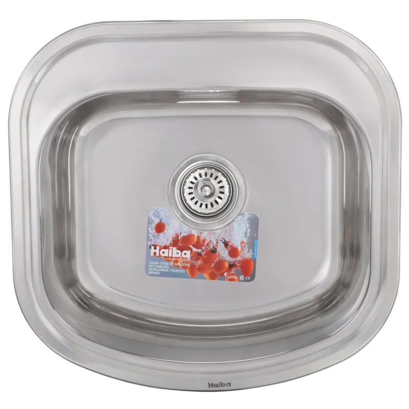 Мойка для кухни Haiba Polish прямоугольная нержавеющая сталь 490x470 мм (HB0536) Мойка для кухни Haiba Polish прямоугольная нержавеющая сталь 490x470 мм (HB0536)