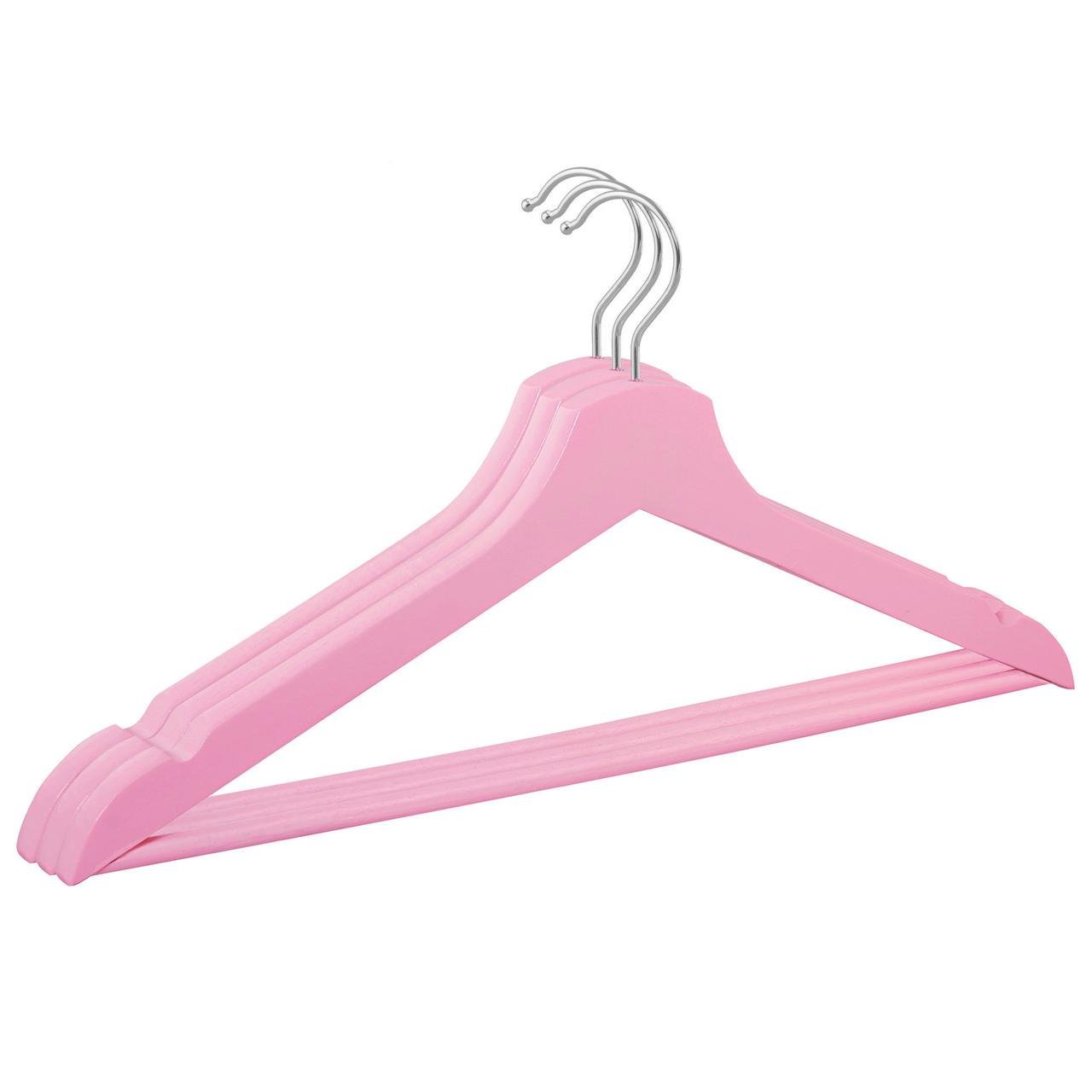 Набір дерев'яних плечиків для одягу Springos HG0006 3 шт.