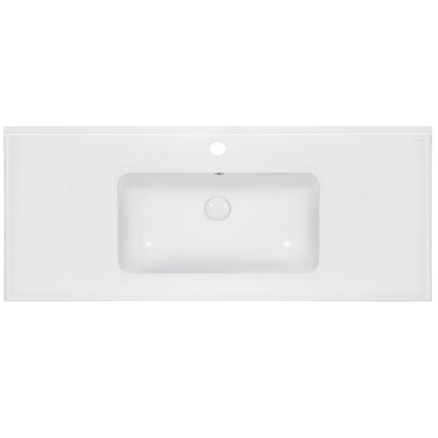 Умывальник врезной Q-tap Albatross E49 QT01119120E49W 1200x490x200 мм Белый (115773)