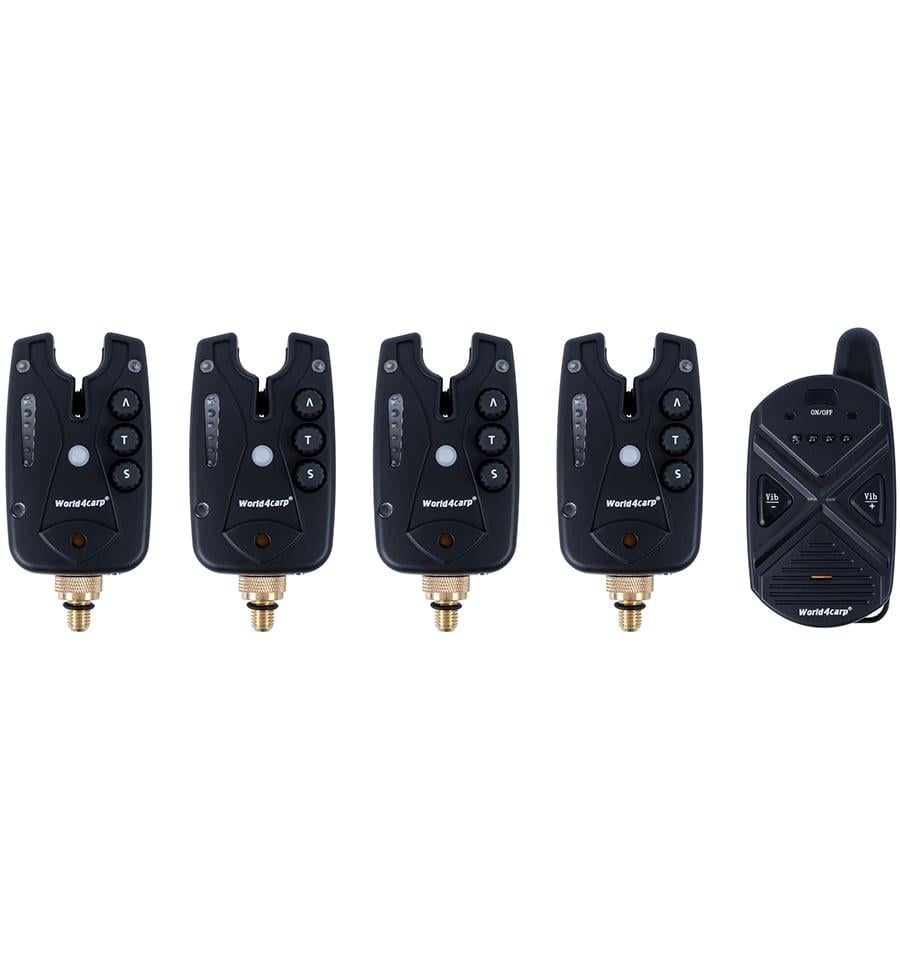 Набор сигнализаторов клева World4Carp c пейджером 4+1 (FA211-4)