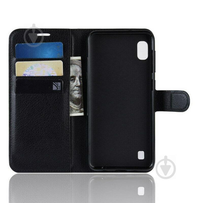 Чехол-книжка Litchie Wallet для Samsung A102 Galaxy A10e Black (hub_hqNC73418) - фото 4