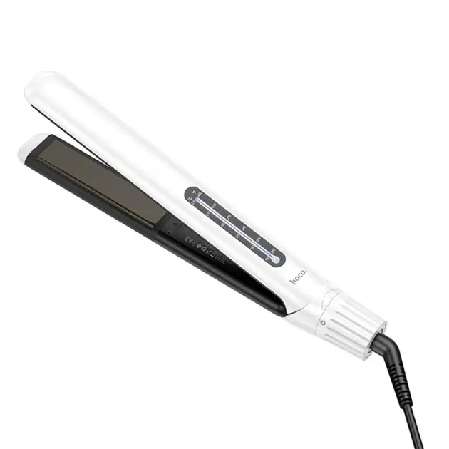 Плойка випрямляч для волосся Hoco HP41 Straight And Curly Hair Dual-purpose Hair Straightener White