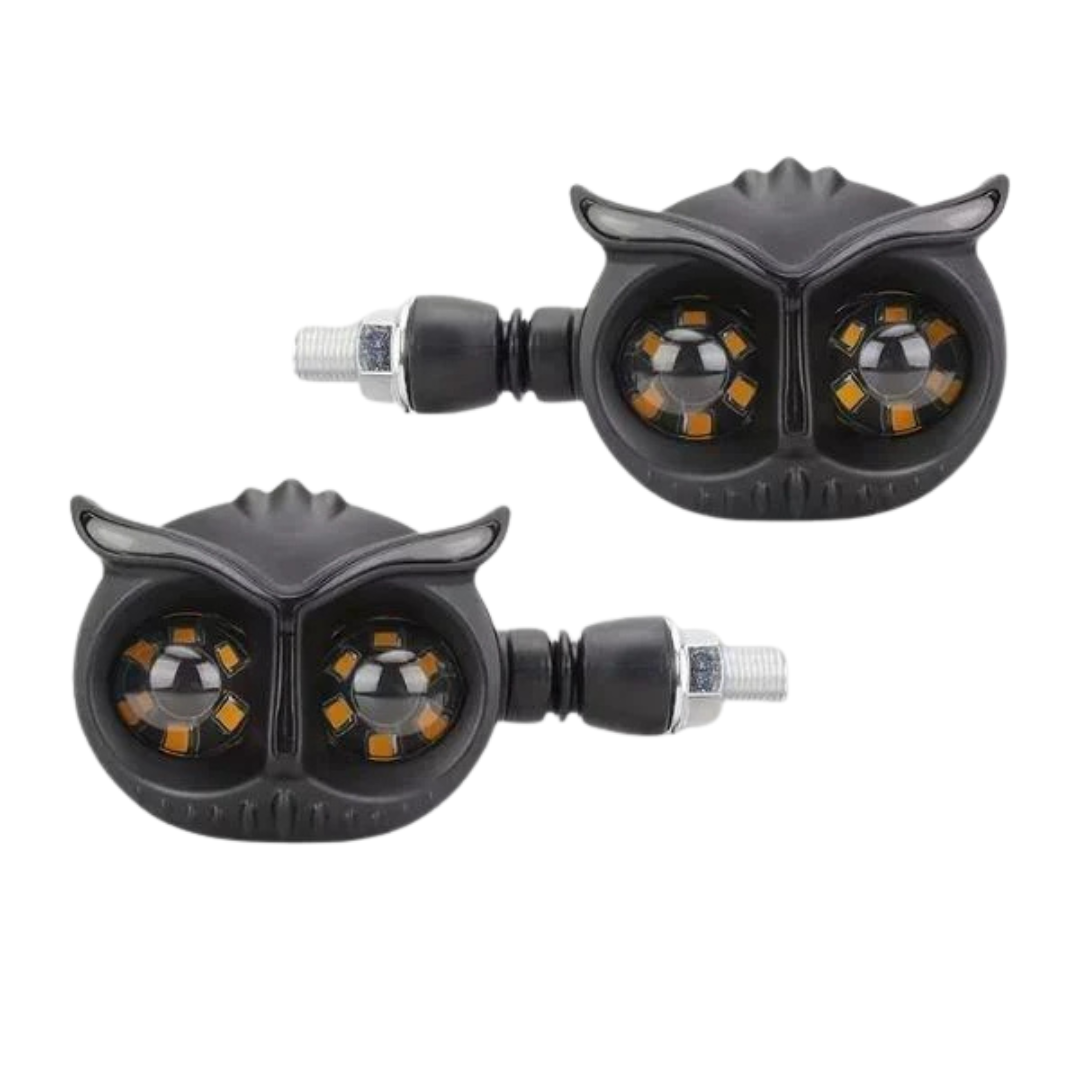 Поворотники LED 12V для мотоциклов Сова 2 шт. (AN01211)