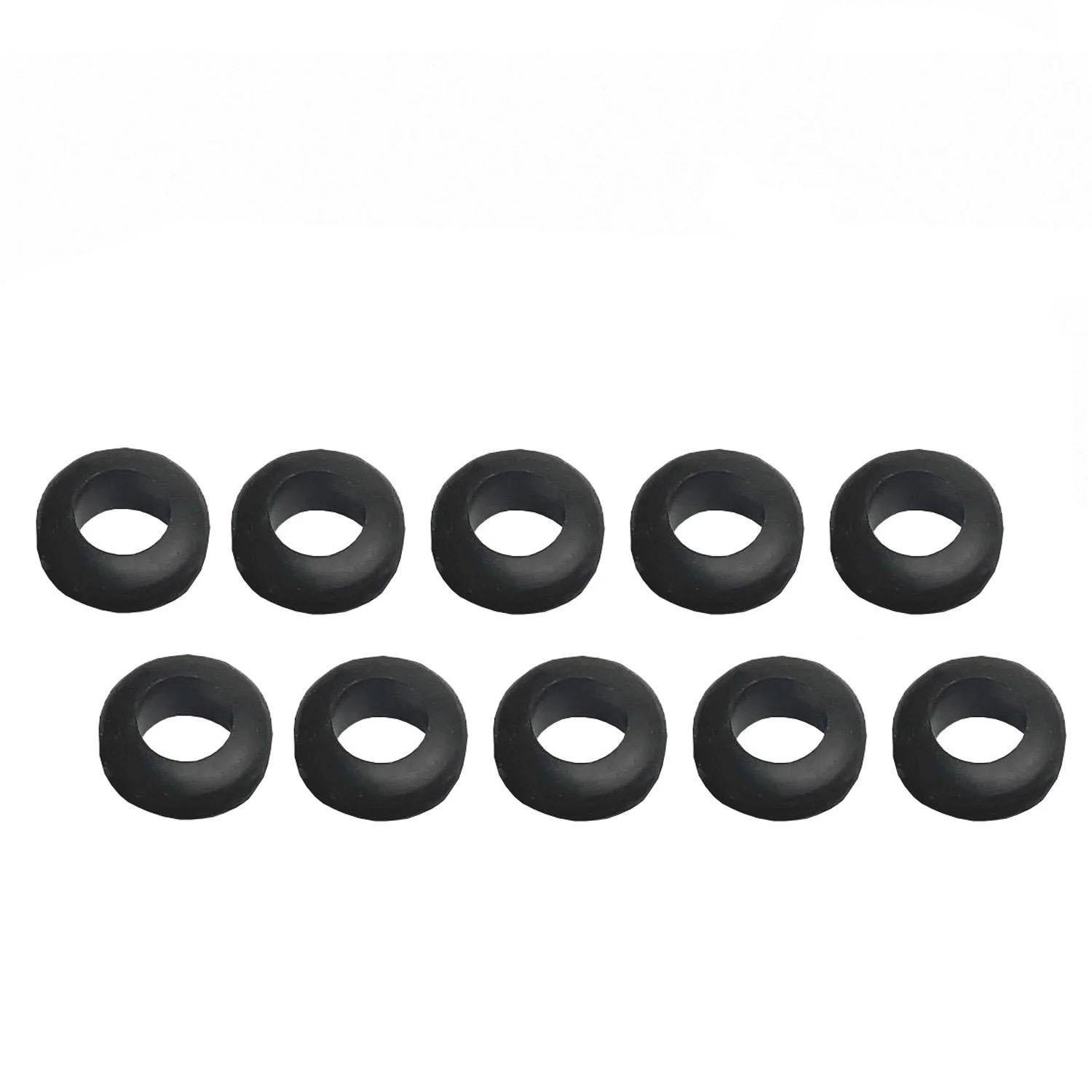 Набір гумових втулок 8 мм 50 шт. Чорний (53394)