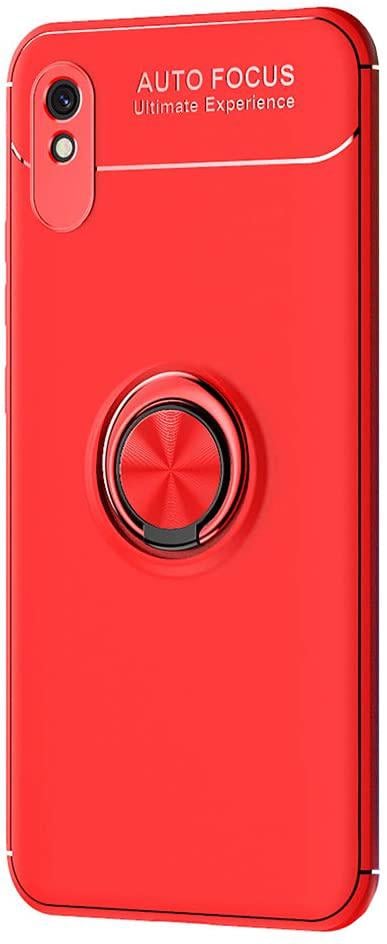 Чехол с кольцом Auto Focus для Xiaomi Redmi 9A Red (15887-2D)