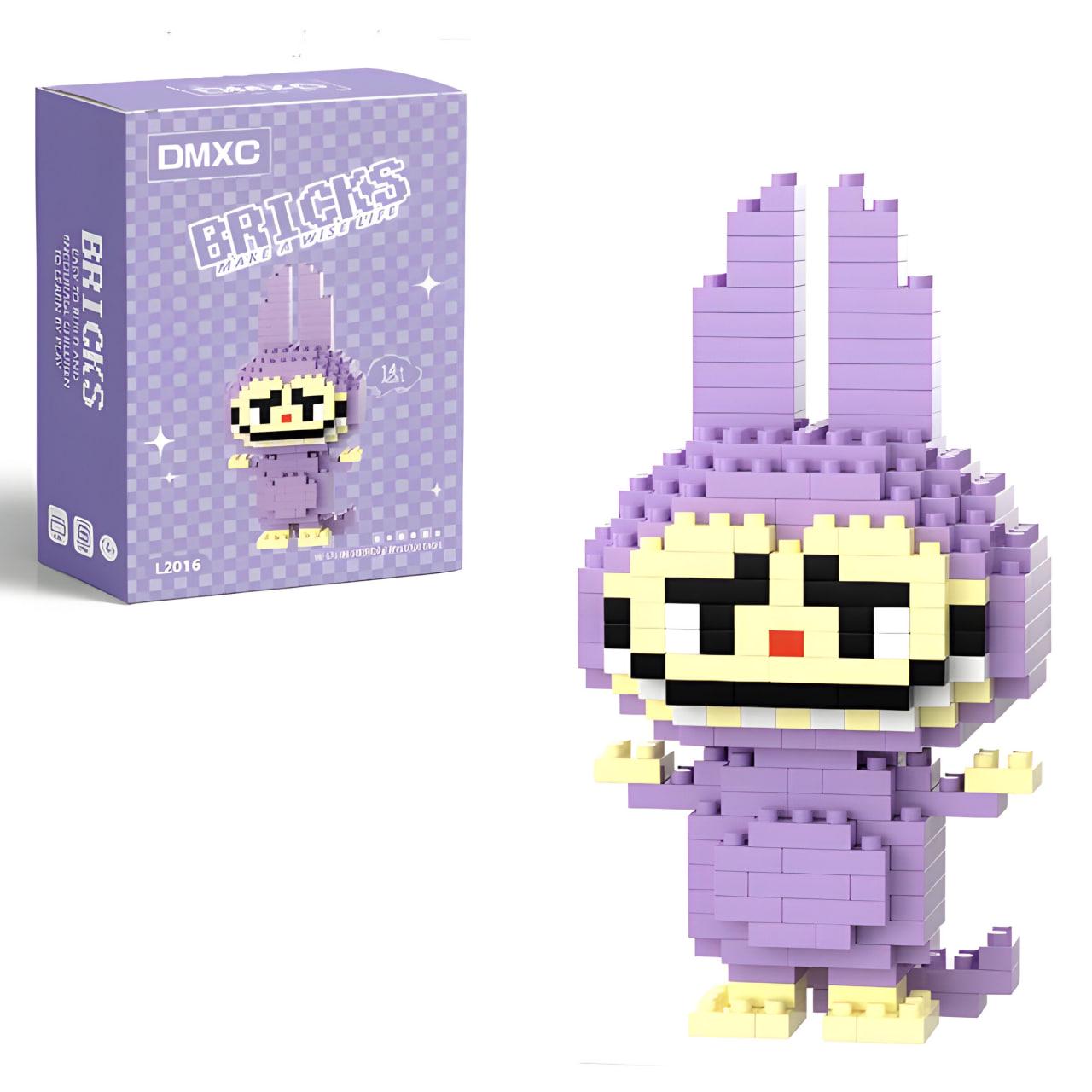 Конструктор детский Magic Blocks Зайчик Лабубу 150 дет. Сиреневый (2016)