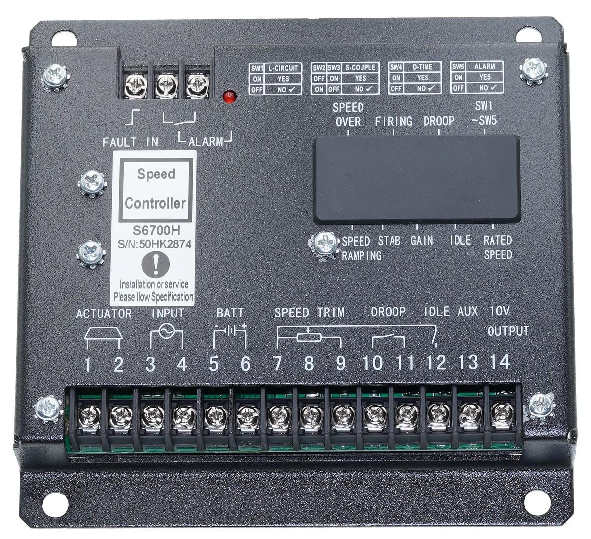 Модуль S6700H контроля оборотов двигателя генератора DC24V (gen1899)