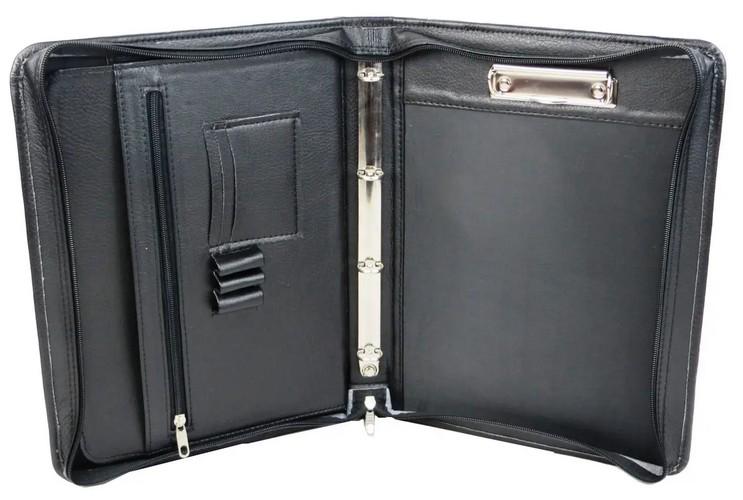 Папка деловая из искусственной кожи Exclusive Черный (super431_710100 black)