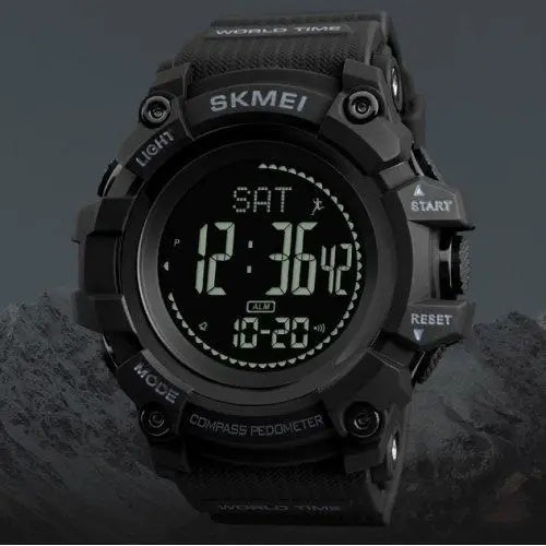 Годинник наручний чоловічий Skmei 1356BK Black (tf4650) - фото 4