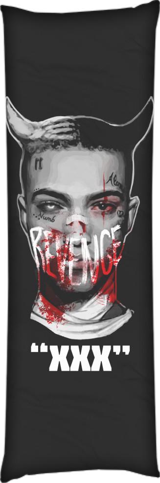Подушка дакимакура XXXTENTACION 12 40x100 см (13549318)