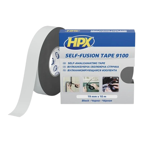 Стрічка вулканізуюча HPX SF1910 Self-Fusion 19 мм х 10 м Сірий (31559966) Стрічка вулканізуюча HPX SF1910 Self-Fusion 19 мм х 10 м Сірий (31559966)