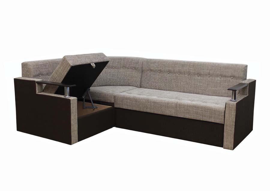 Диван кутовий Garnitur.plus Елегант 95х250х100 см Сіро-чорний (DP-401) - фото 3 Диван кутовий Garnitur.plus Елегант 95х250х100 см Сіро-чорний (DP-401) - фото 3