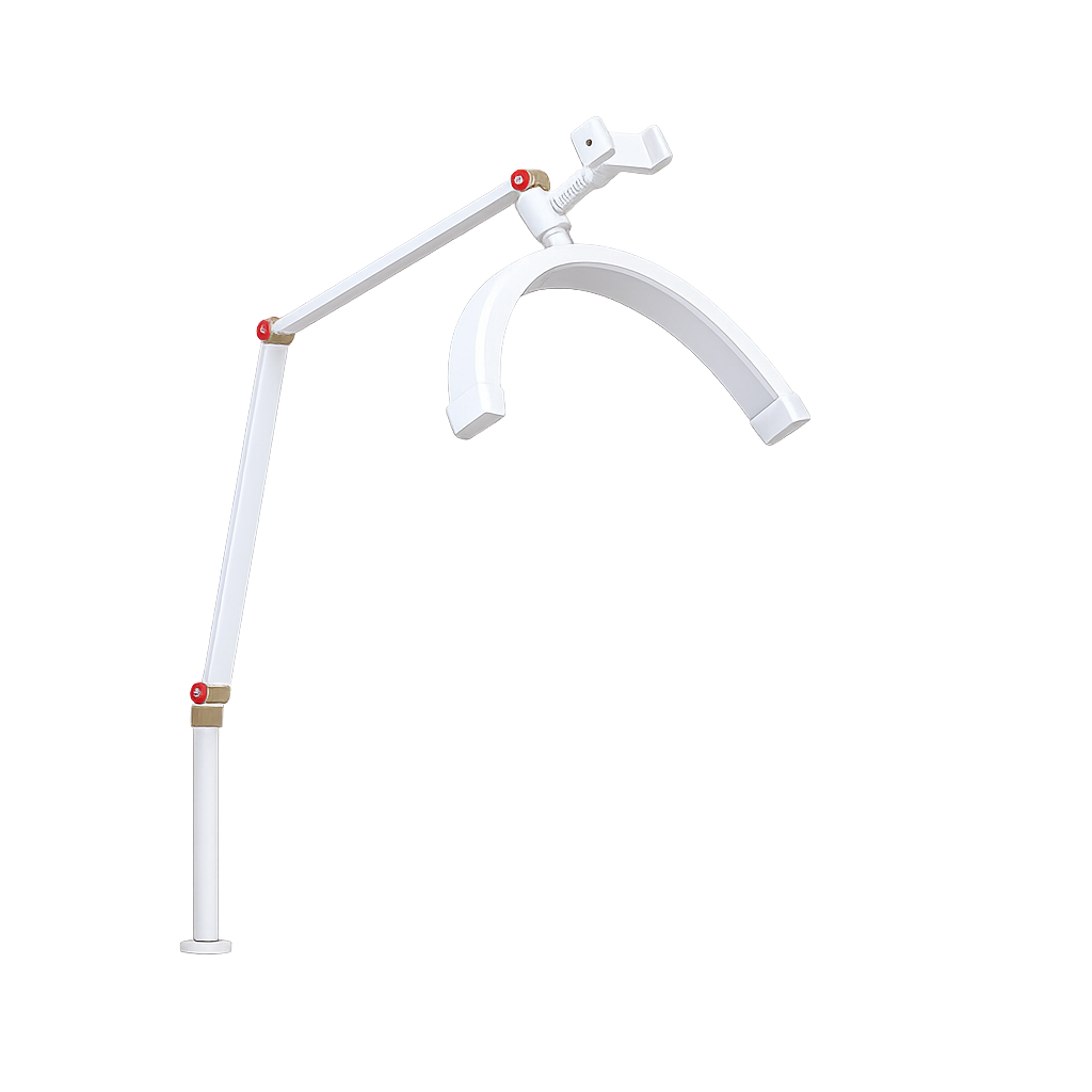 Настольная лампа LED Moon на струбцине M3X d 16" 40,5 см 20W больше 90CRI 3000/6000K White (bcbbc9c8)