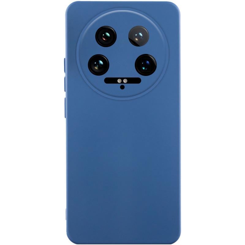 Противоударный чехол Silicone Cover Lakshmi Full Camera (AA) для Xiaomi 14 Ultra синий