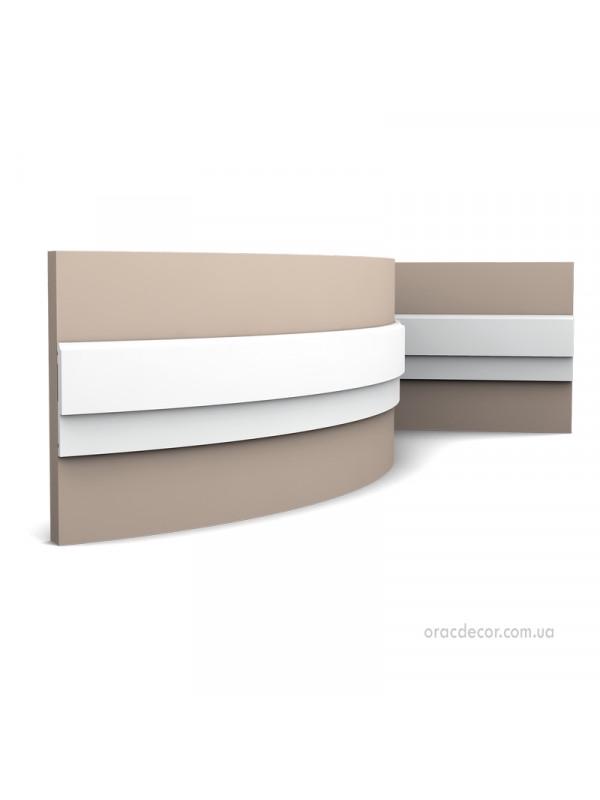 Молдинг гибкий Orac Dеcor 2000х 80x10 мм (P9900F)
