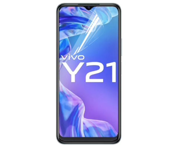 Противоударная гидрогелевая пленка Hydrogel Film для Vivo Y21, Transparent