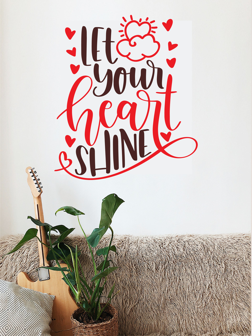 Наклейка виниловая 3D Zatarga Let your heart shine 1200x1380 мм Коричнево-Красный (1198049076) Наклейка виниловая 3D Zatarga Let your heart shine 1200x1380 мм Коричнево-Красный (1198049076)