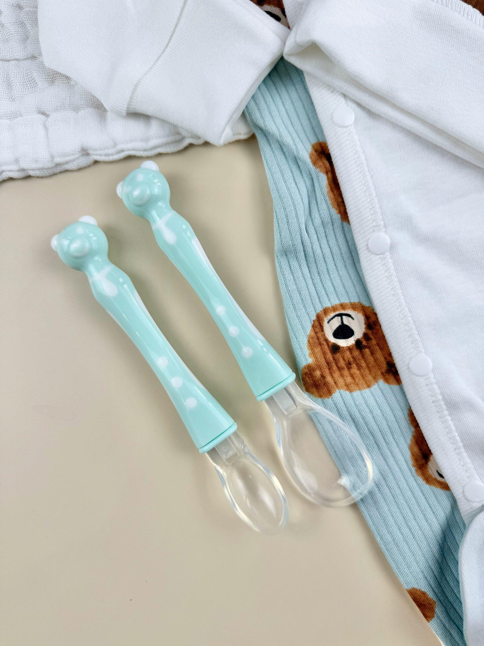 Набор силиконовых ложечек Мишки в футляре Бирюзовый (142505) - фото 8 Набор силиконовых ложечек Мишки в футляре Бирюзовый (142505) - фото 8