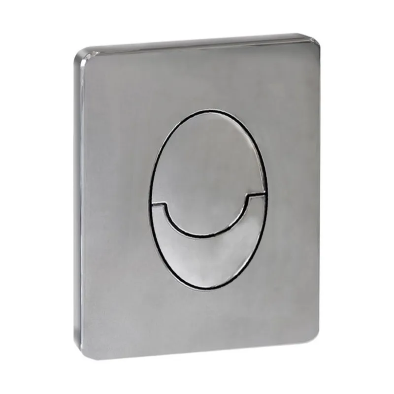 Панель змиву пластикова KOER KT-0606-01 заокруглена кнопка 157x198x3 мм (KR5342)