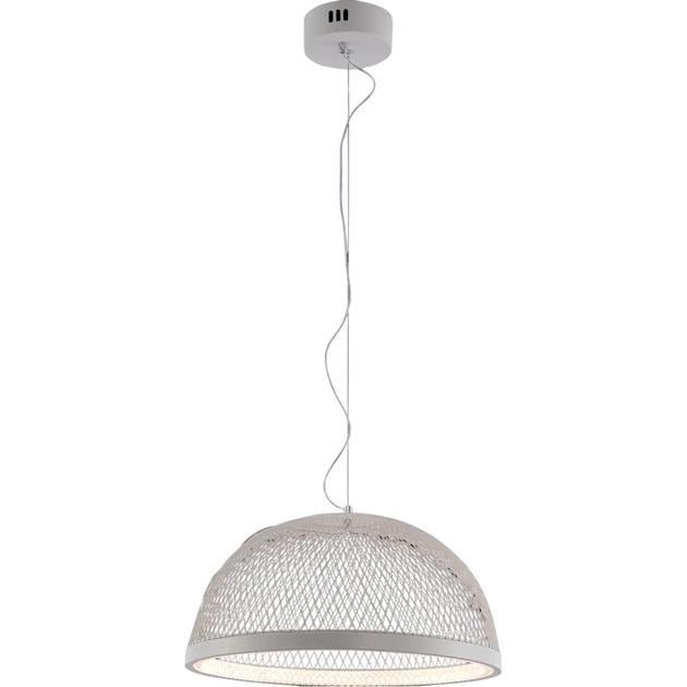 Підвісна LED-люстра Valeso з плафоном у сітку 3000/4500/6000К IP20 35W Білий (V-DK6376-400 WH)