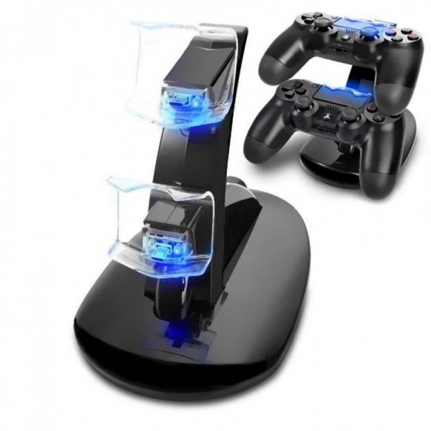 Двойная зарядная станция Dual USB Charging Stand для геймпадов PlayStation Dualshock 4 (11073282) - фото 3