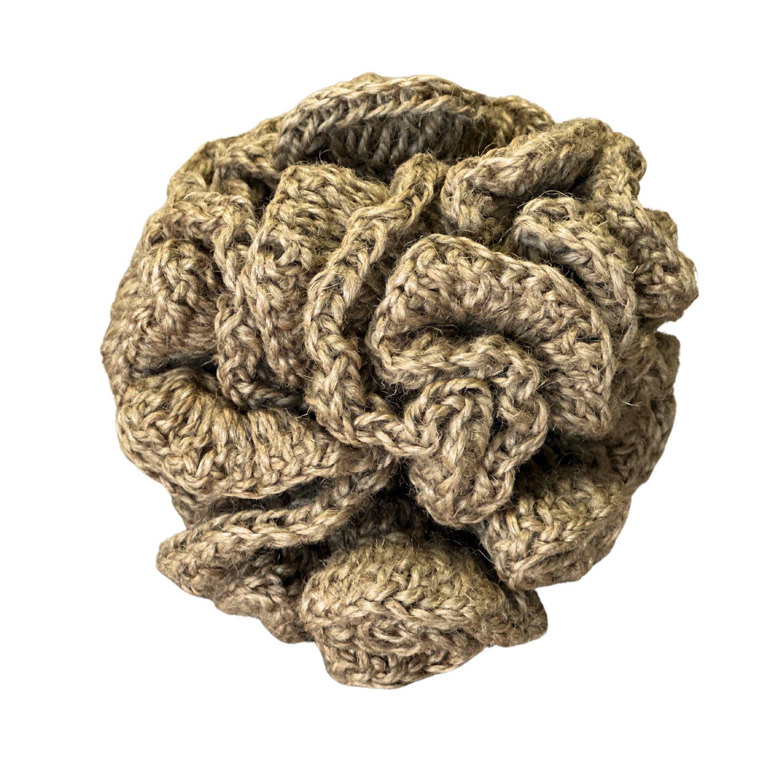 Мочалка круглая джутовая натуральная (2242) Мочалка круглая джутовая натуральная (2242)