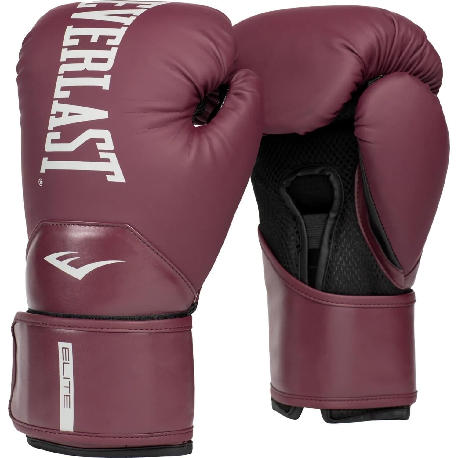 Перчатки боксерские Everlast ELITE 2 BOXING GLOVES 12 унций р. 12 Бордовый (P00003301)