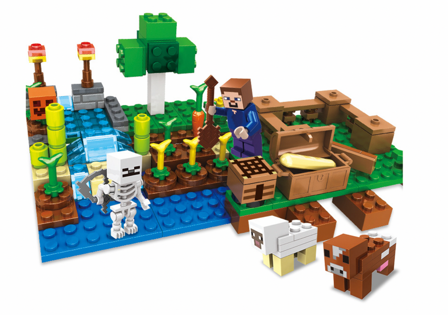 Конструктор My World Ферма 199 деталей (SJ8804)