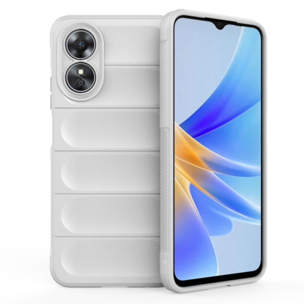 Противоударный чехол для OPPO A17 4G Cosmic Magic Shield / White