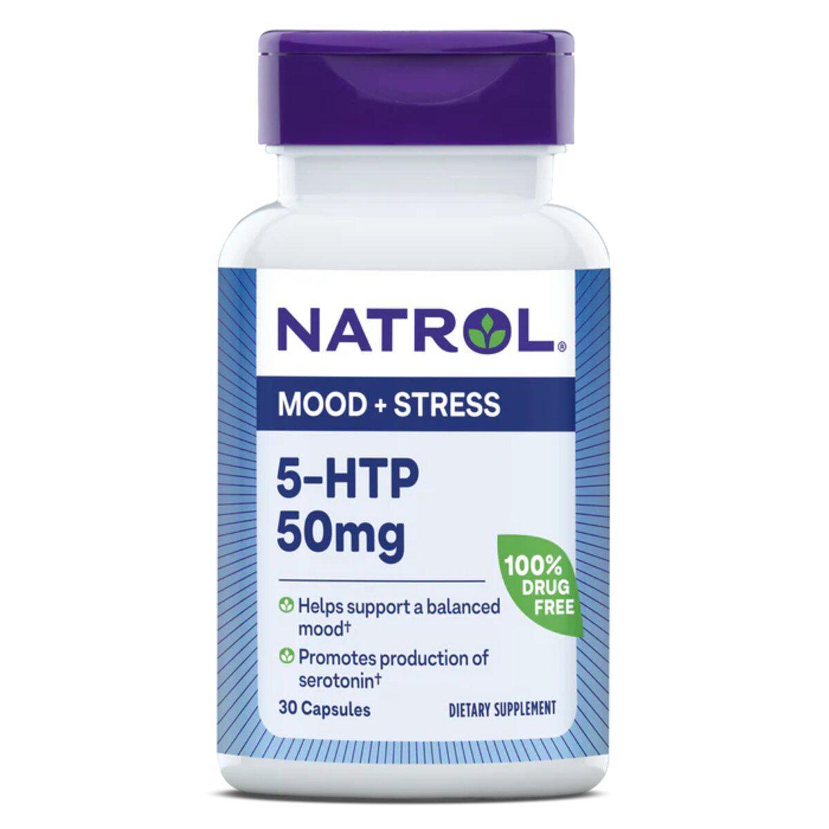 Аминокислоты Natrol 5-HTP 50 мг 30 капсул